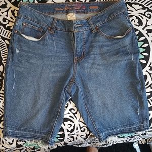 Denim Bermuda Shorts